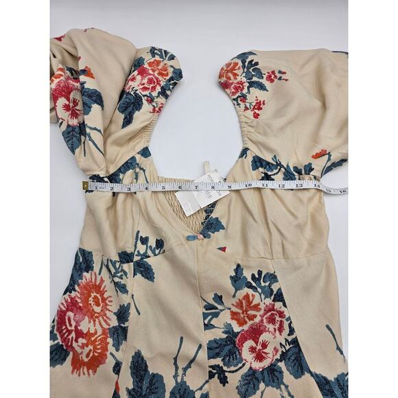 Free People Women's Medium Francesca Floral-Print Mini Dress NWT - Picture 6 of 11